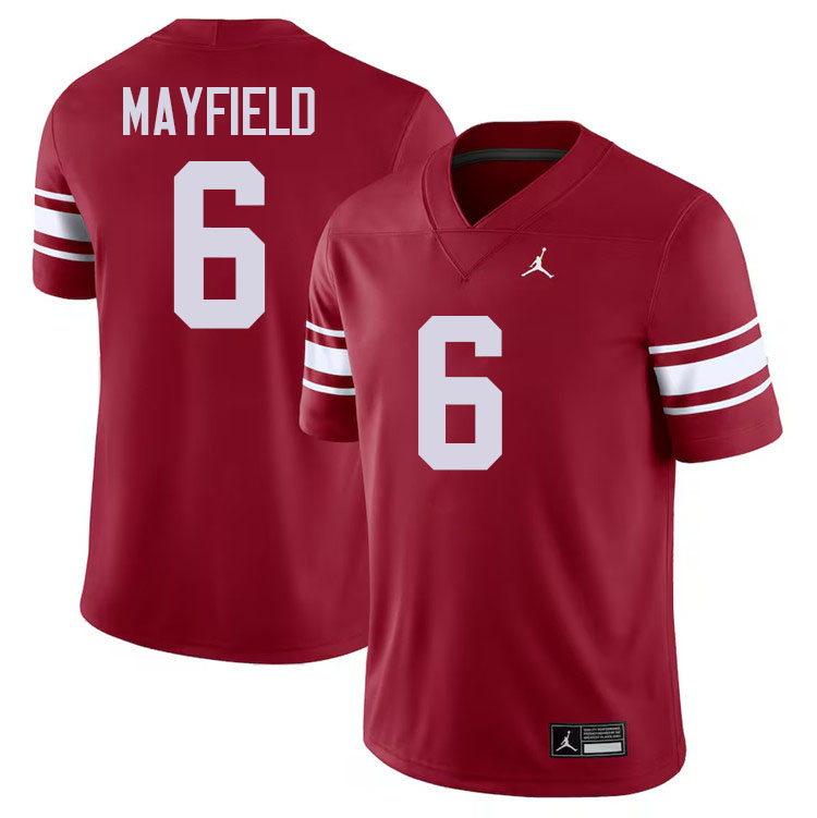 Baker Mayfield Oklahoma Sooners Jersey,Oklahoma Sooners Football Uniforms,Jersey-Throwback